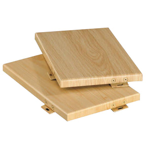 Various Shapes Imitating Wood Grain Aluminum Veneer