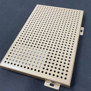 Punched aluminum veneer