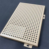 Punched aluminum veneer